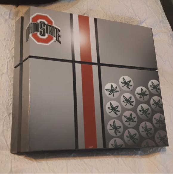 Sony PS4 Console with Ohio State Design Decal Stickers 500gb